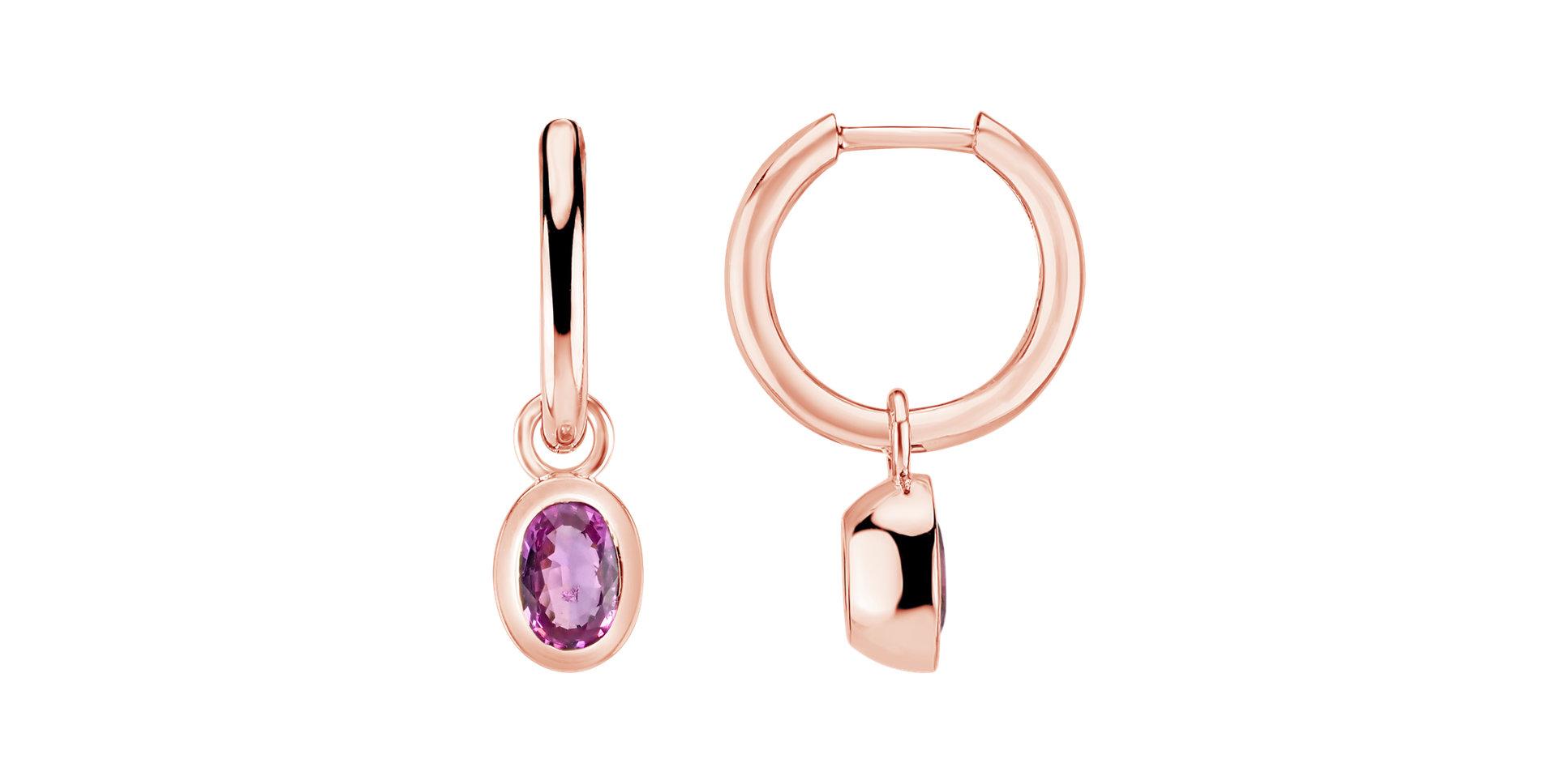 Naušnice se safírem Elodie