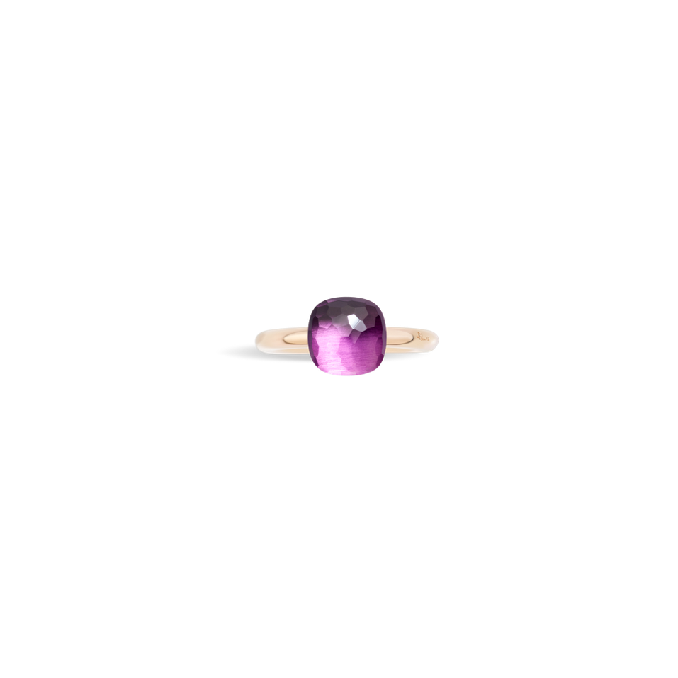 Prsten s ametystem Nudo Petit Ring