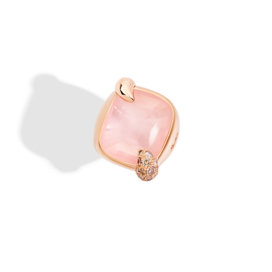 Prsten s diamanty a růženínem Ritratto