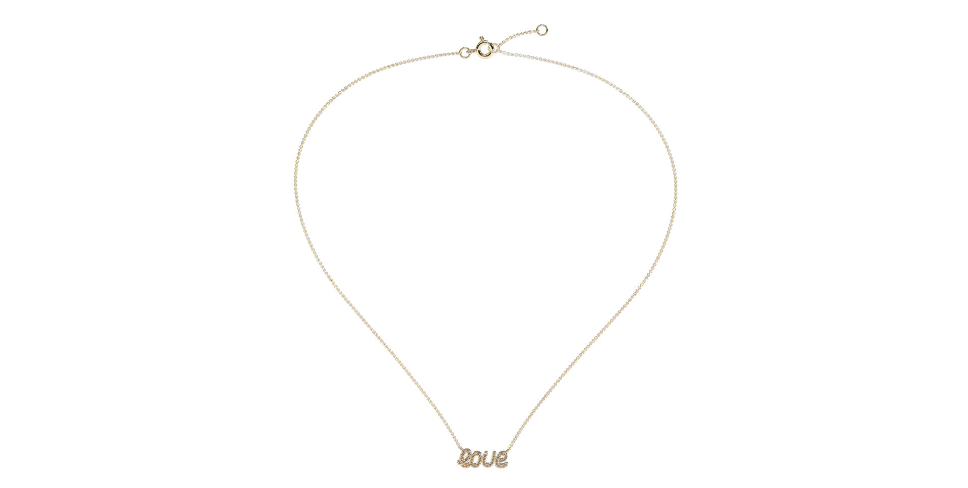 Náhrdelník s diamanty Precious Love