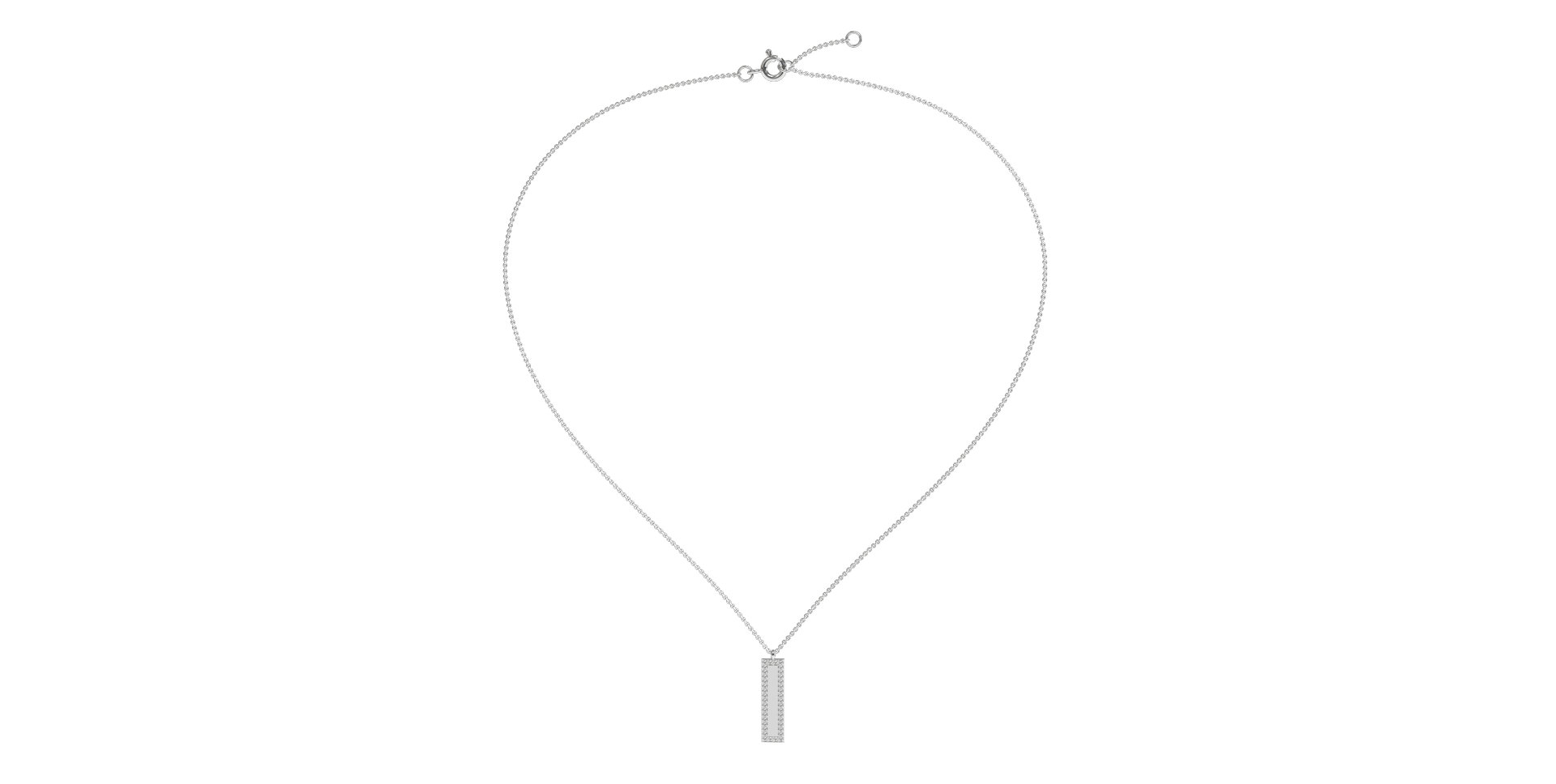 Náhrdelník s diamanty Diamond Shimmer