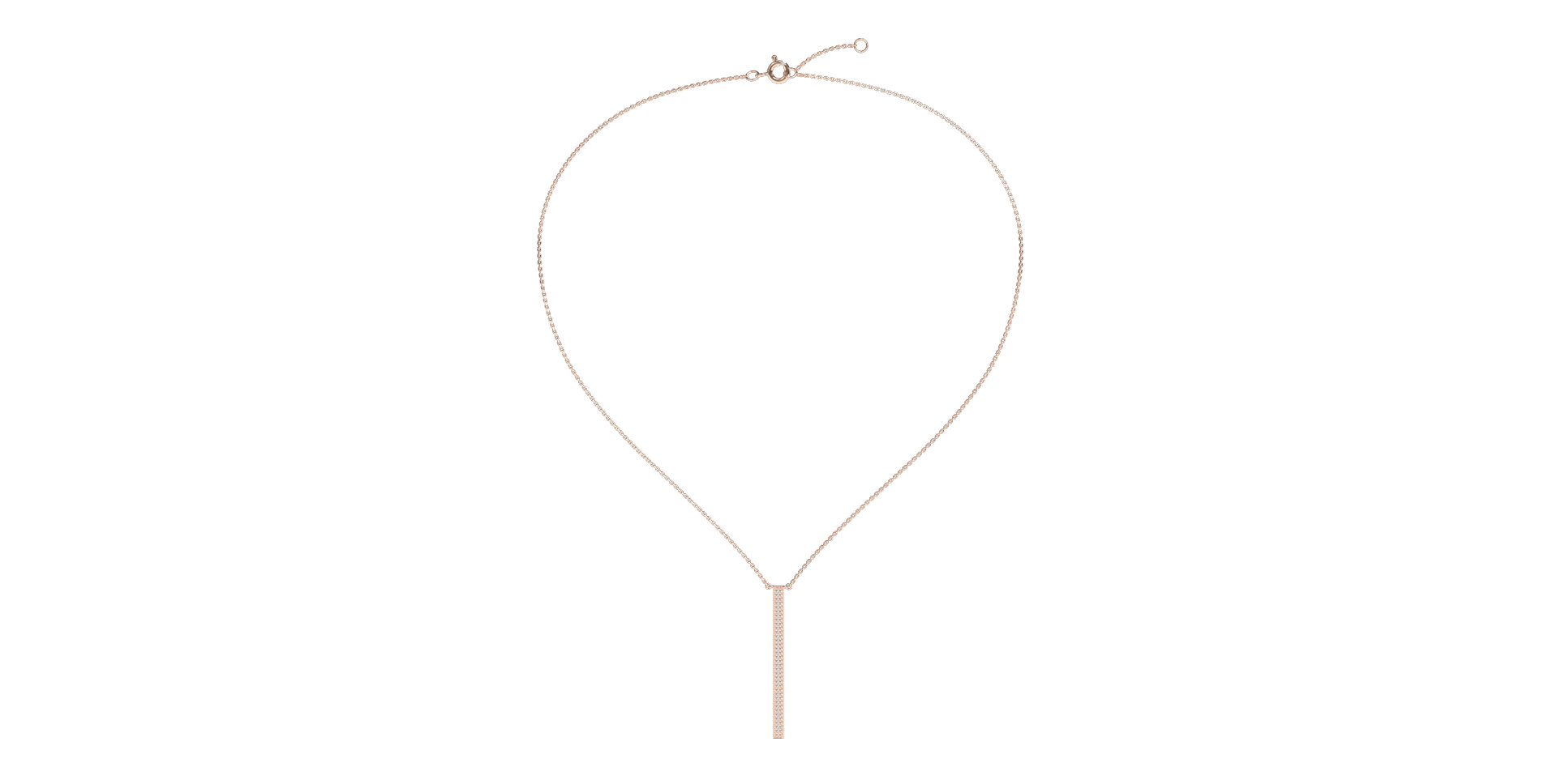 Náhrdelník s diamanty Diamond Dash