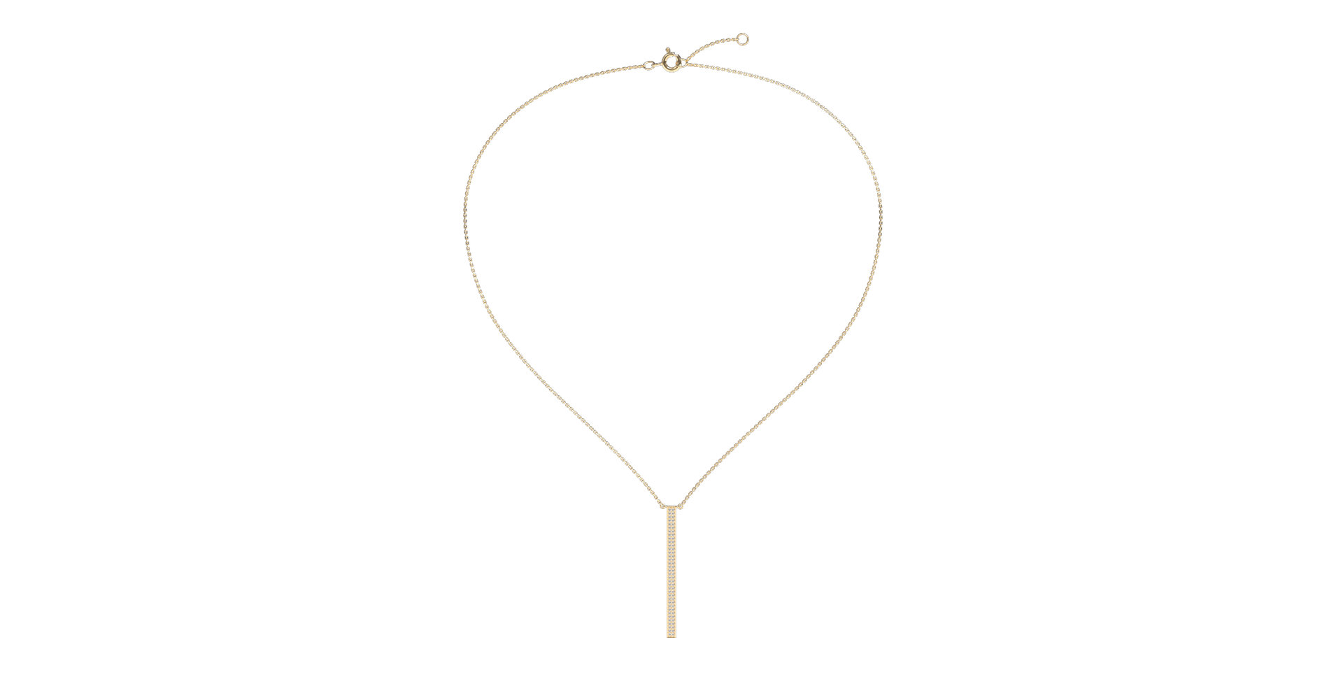 Náhrdelník s diamanty Diamond Dash