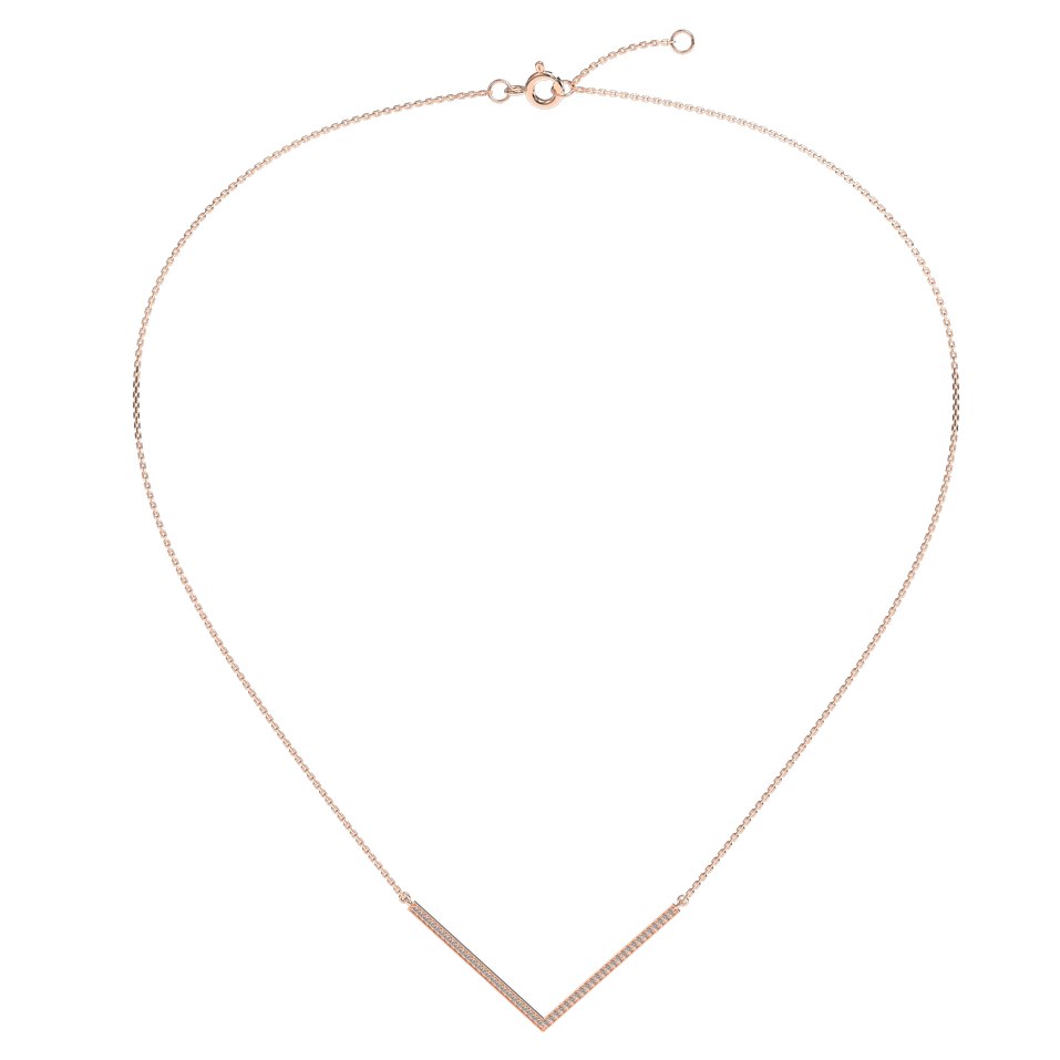 Náhrdelník s diamanty Victory Line