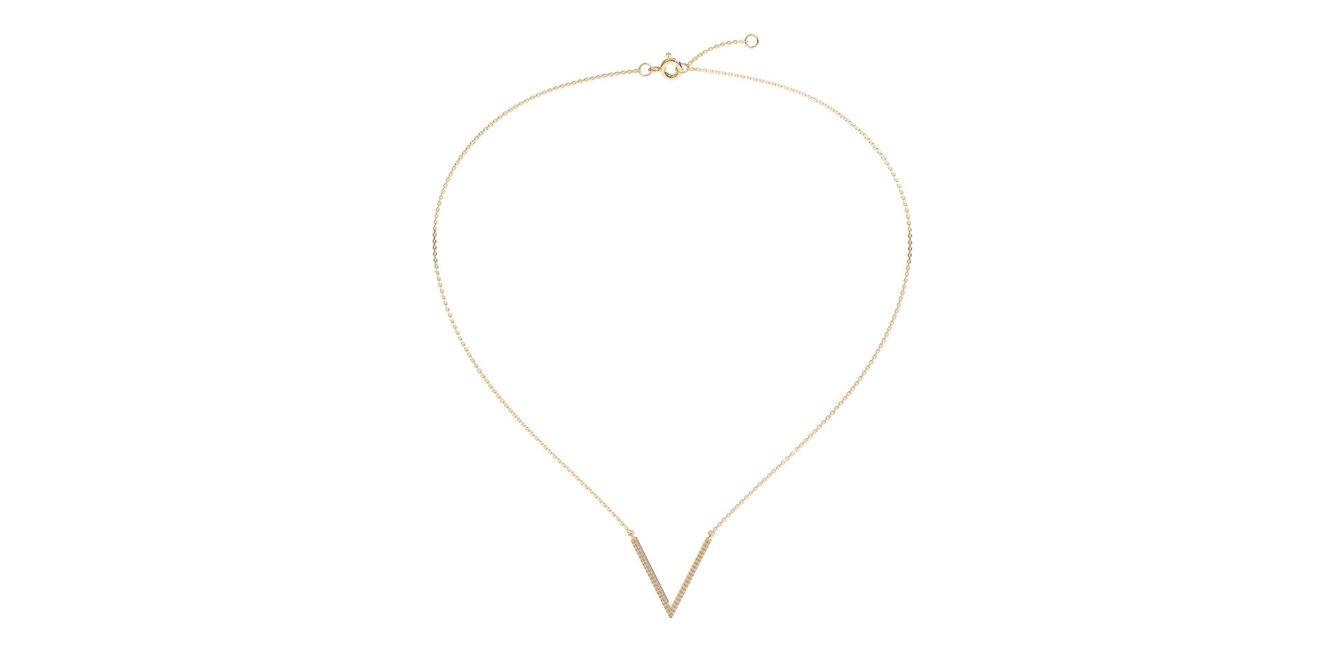 Náhrdelník s diamanty Little Victory
