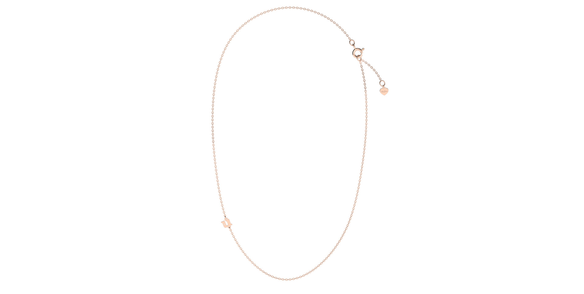 Náhrdelník s diamantem Big Classic U