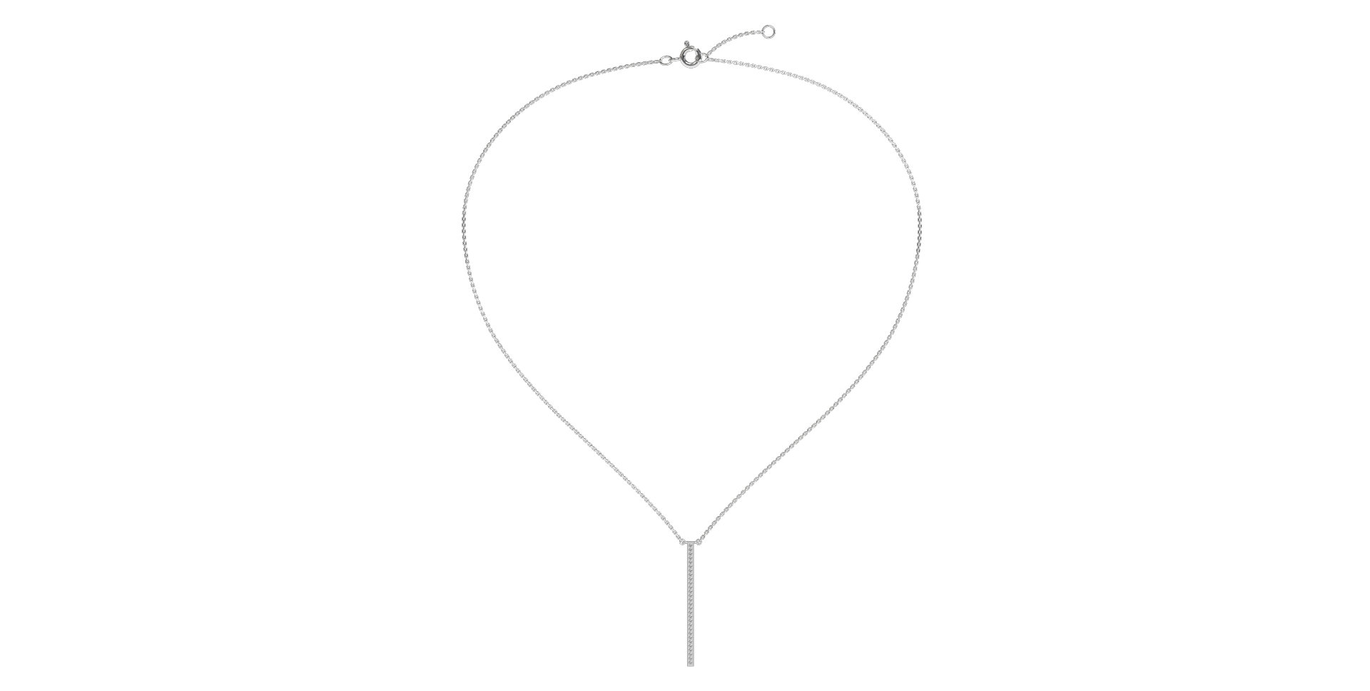 Náhrdelník s diamanty Essential Dash