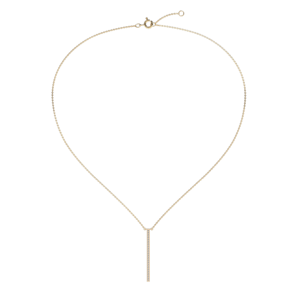 Náhrdelník s diamanty Essential Dash