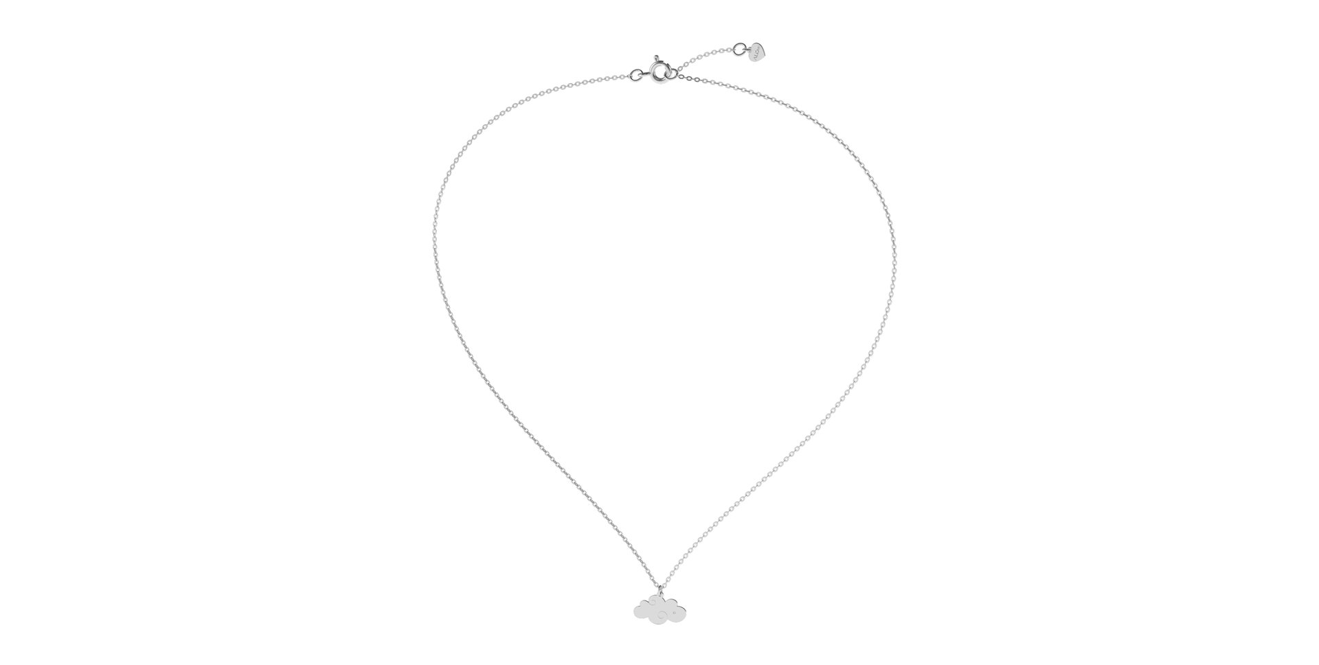 Náhrdelník s diamantem Cloud