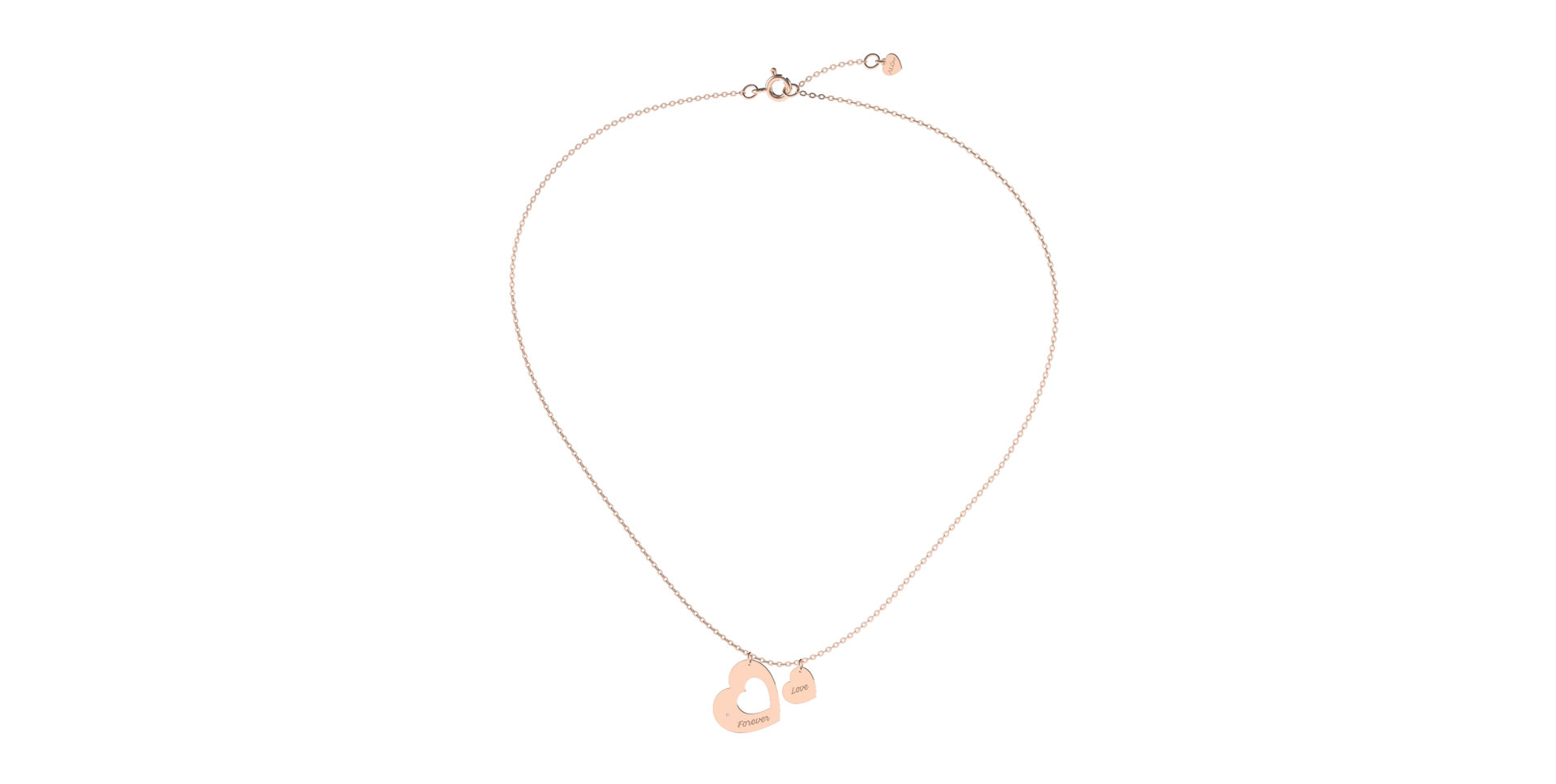 Náhrdelník s diamantem Love Forever