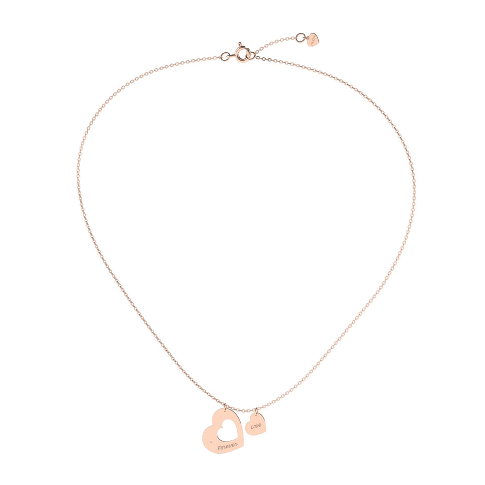 Náhrdelník s diamantem Love Forever