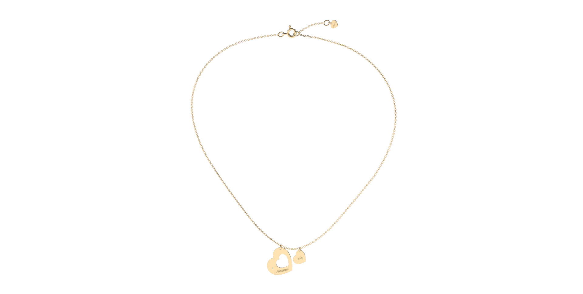 Náhrdelník s diamantem Love Forever