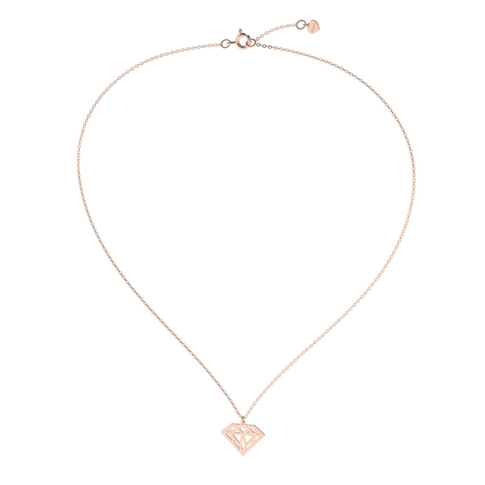 Náhrdelník s diamantem Diamond