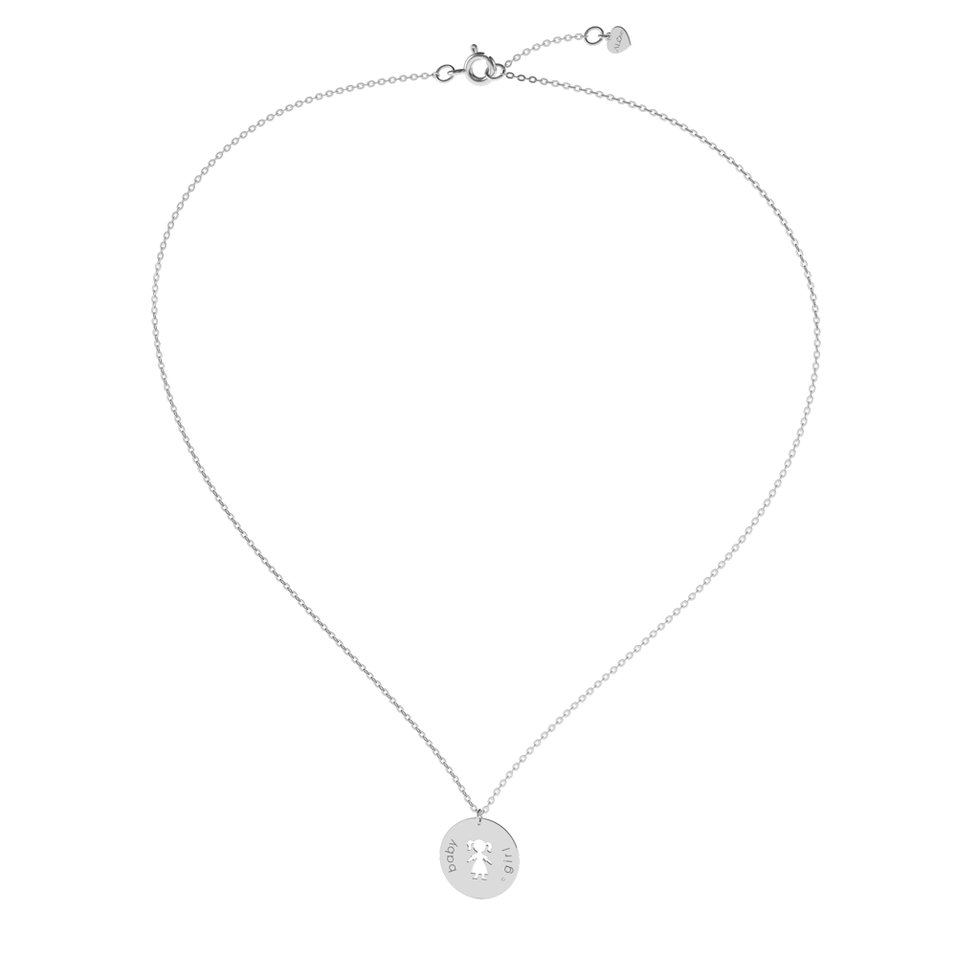 Náhrdelník s diamantem Baby Girl