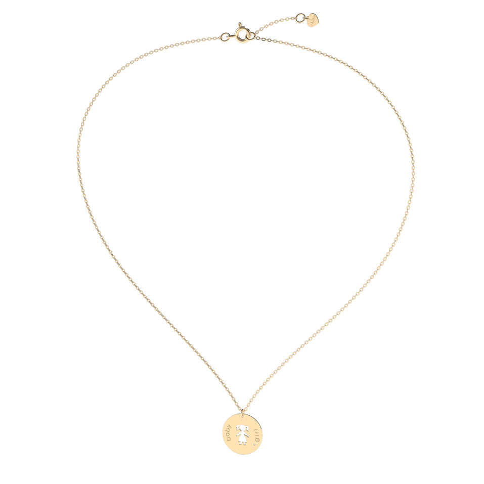 Náhrdelník s diamantem Baby Girl