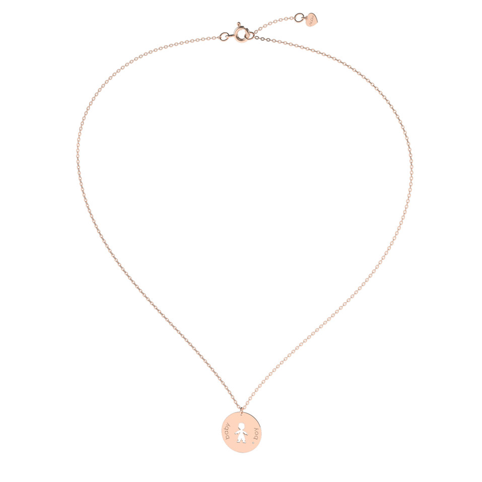 Náhrdelník s diamantem Baby Boy