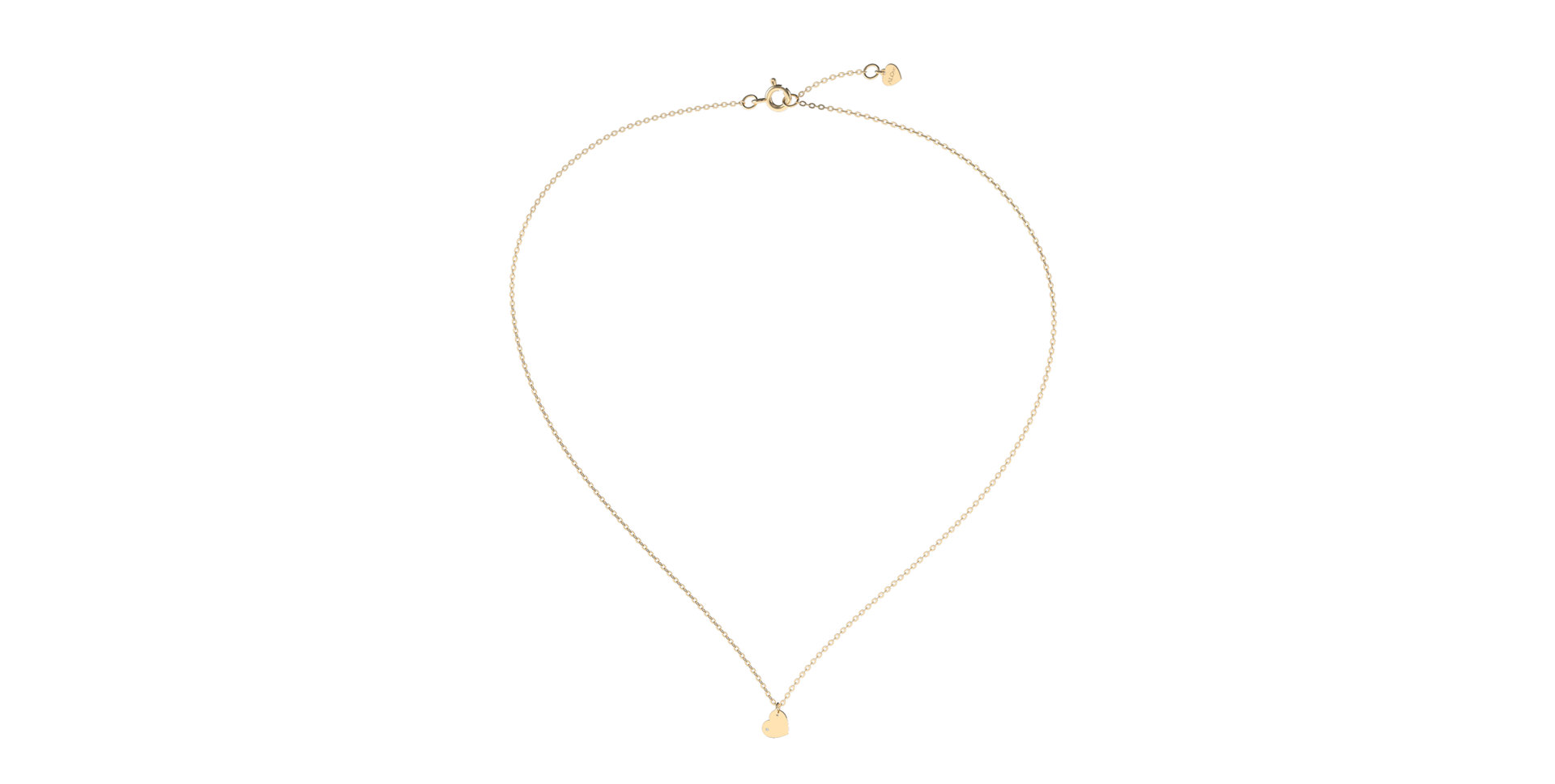 Náhrdelník s diamantem Precious Heart