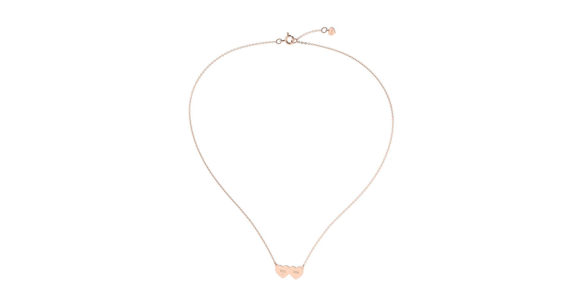 Náhrdelník s diamantem You & Me