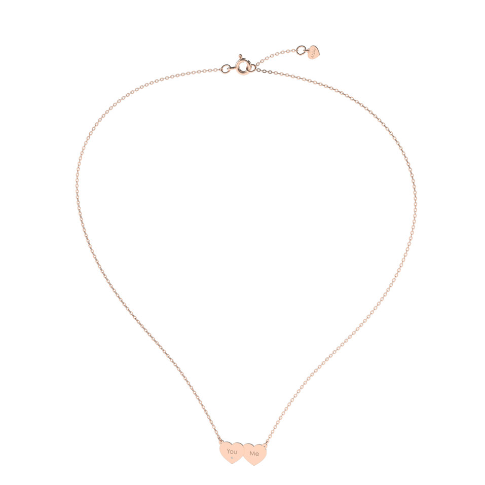Náhrdelník s diamantem You & Me
