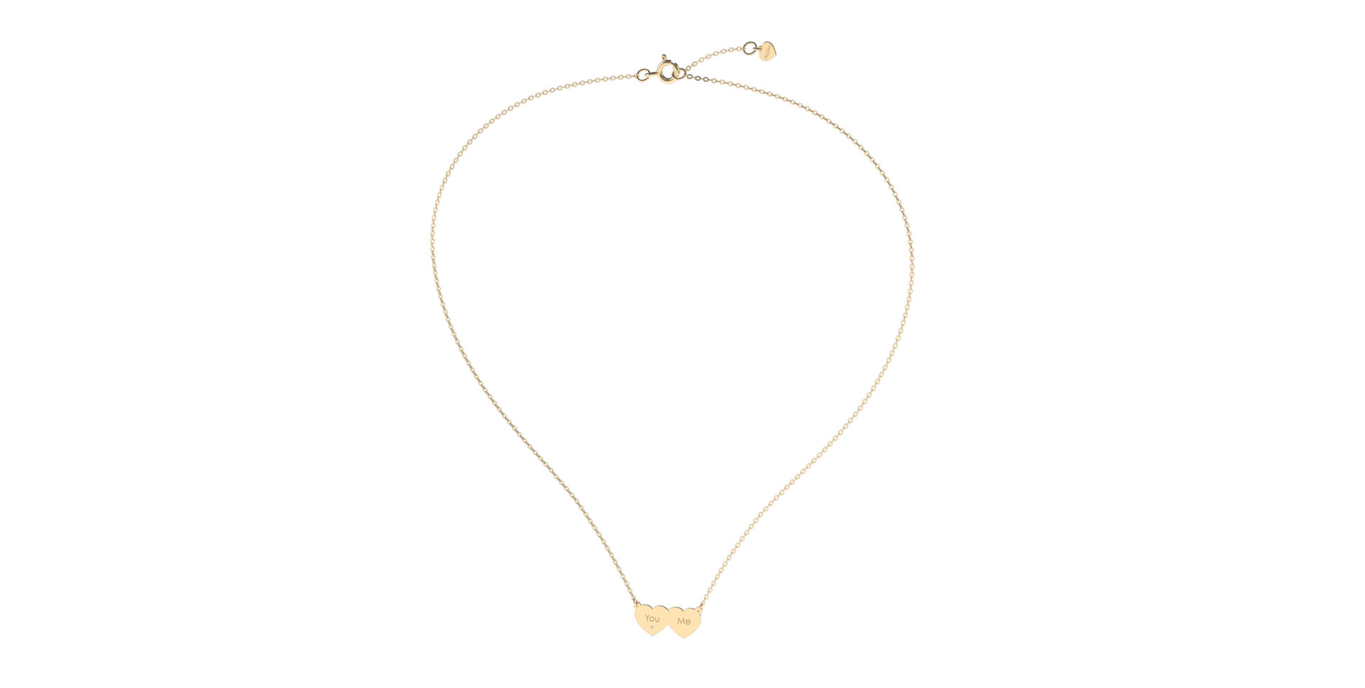 Náhrdelník s diamantem You & Me