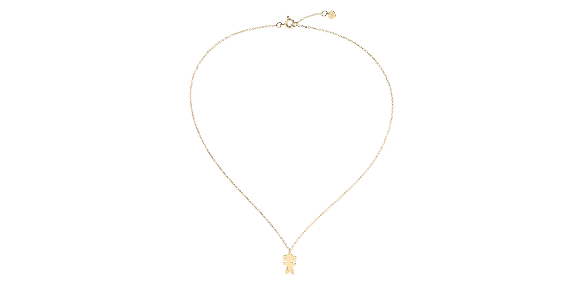 Náhrdelník s diamantem Girl