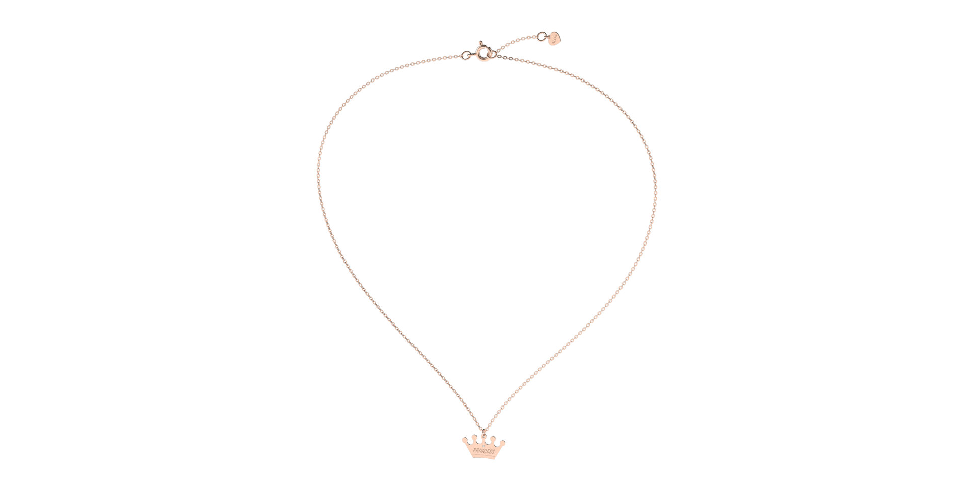 Náhrdelník s diamantem Princess