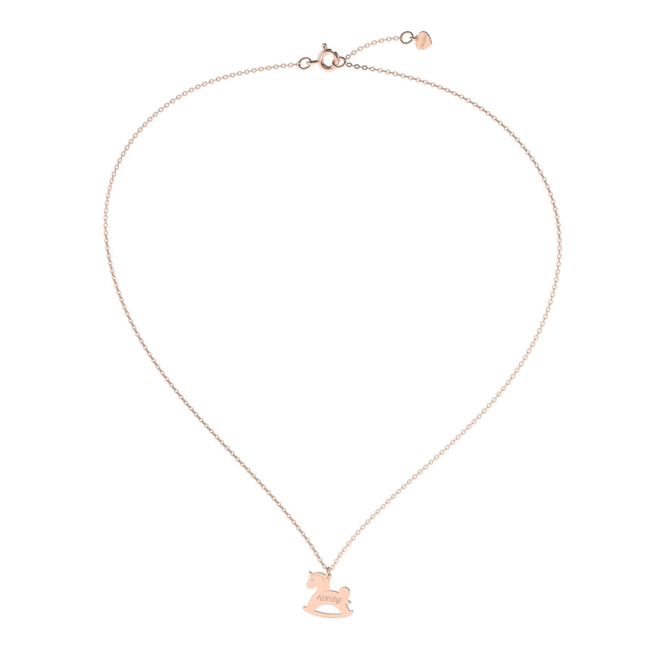 Náhrdelník s diamantem Honey Horse