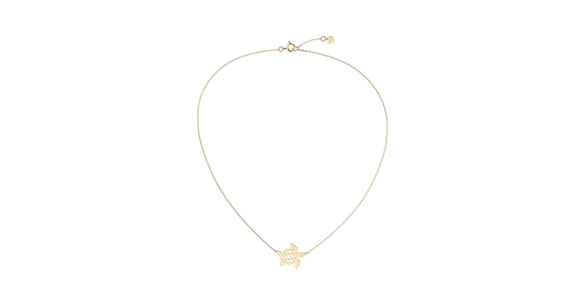 Náhrdelník s diamantem Turtle