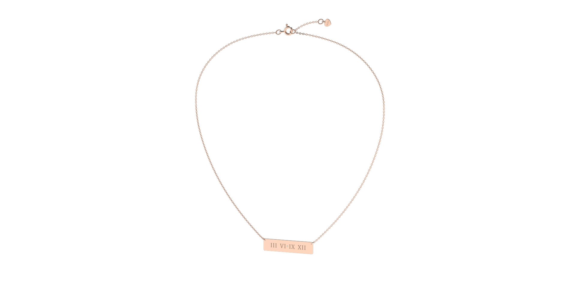 Náhrdelník s diamantem Diamond Hour