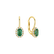 Náušnice s diamanty a smaragdem Imperial Allegory3