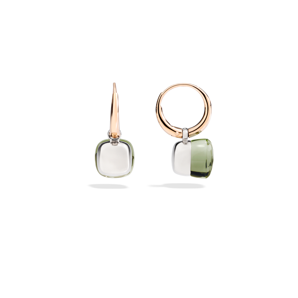 Náušnice s ametystem Nudo Petit