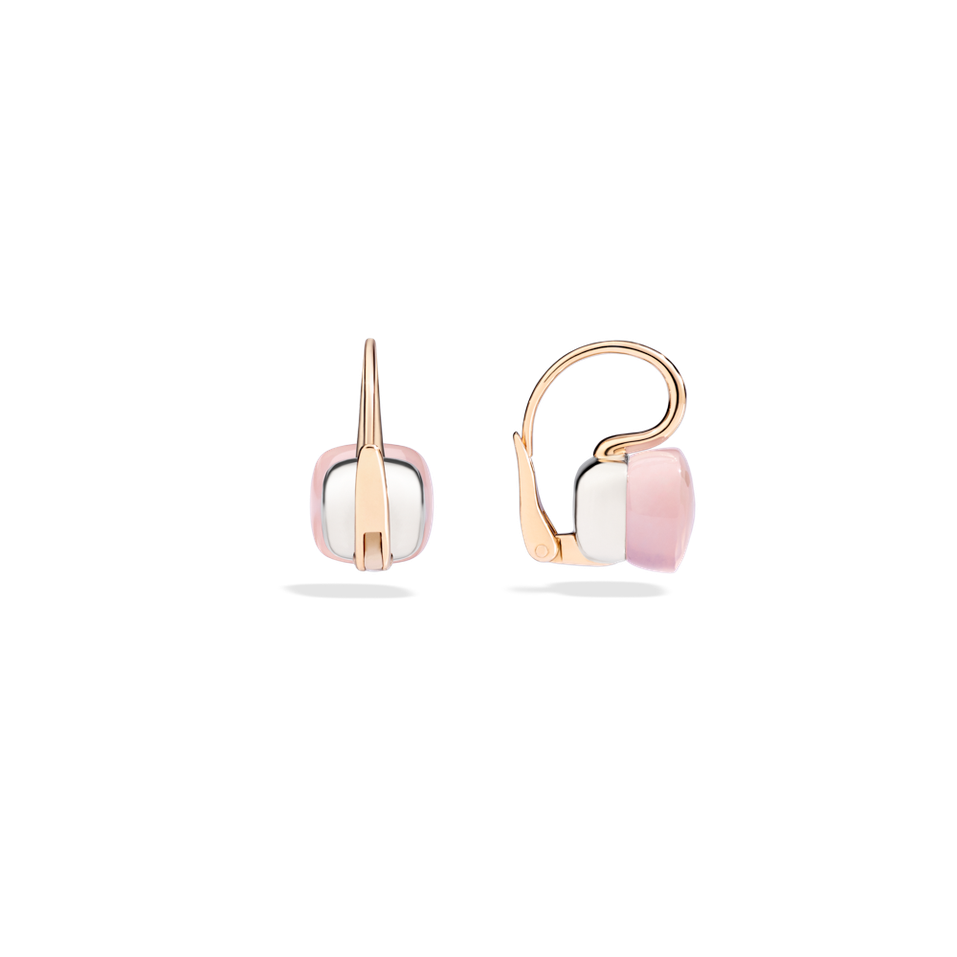 Náušnice s růženínem Nudo Classic