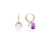 Náušnice s ametystem Nudo Petit3