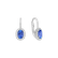 Náušnice s diamanty a tanzanitem Princess3