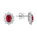 Náušnice s diamanty a rubínem Princess3