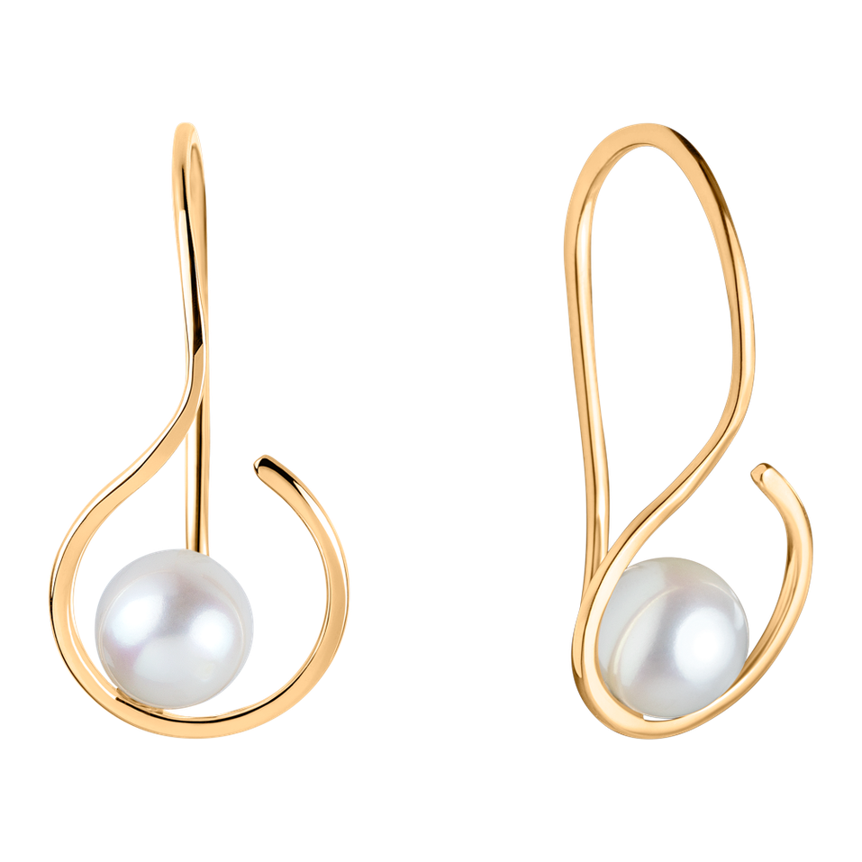 Náušnice s perlou Virgo