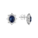 Náušnice s safírem a diamanty Mary Magdalene3