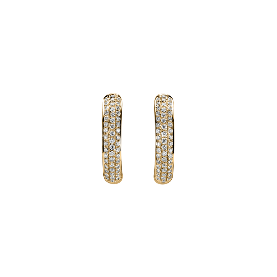 Náušnice s diamanty Shiny Melody