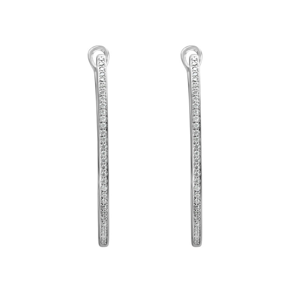 Náušnice s diamanty Shiny Gleam