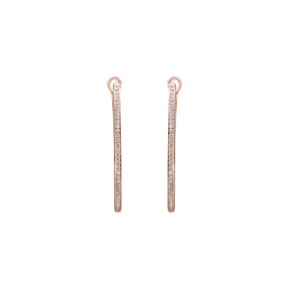 Náušnice s diamanty Shiny Gleam