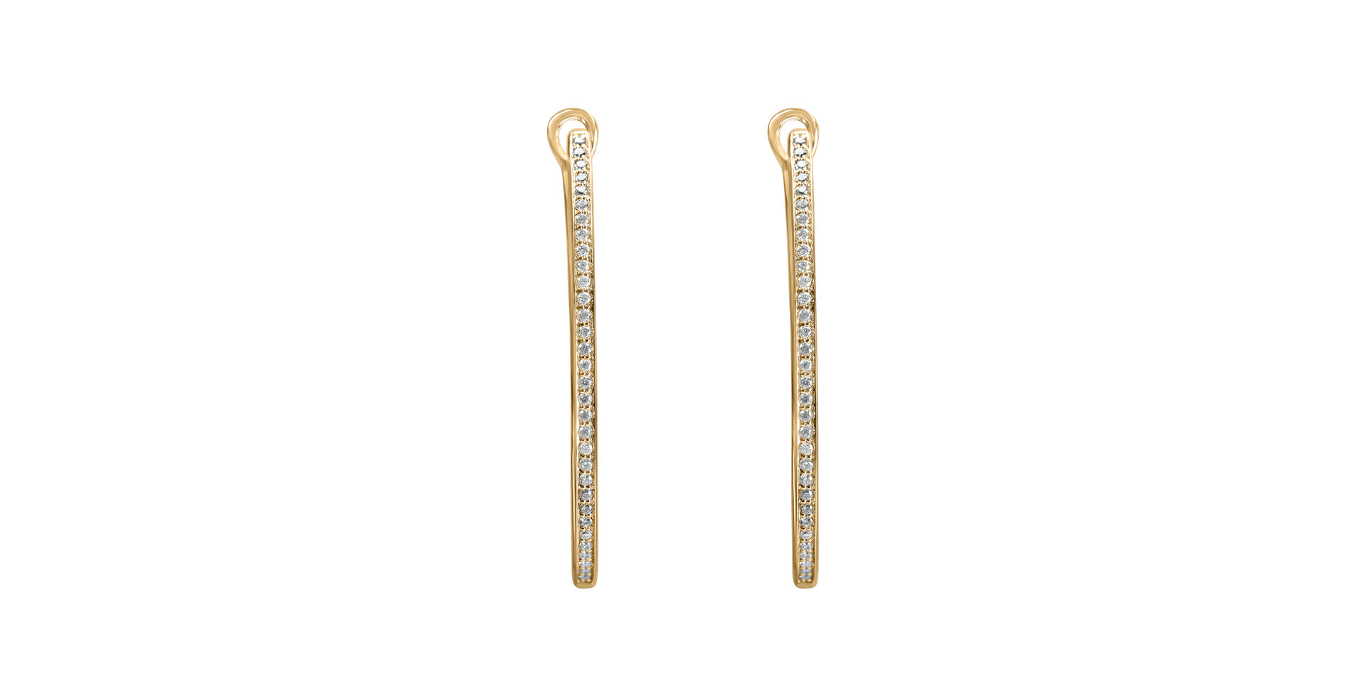 Náušnice s diamanty Shiny Gleam