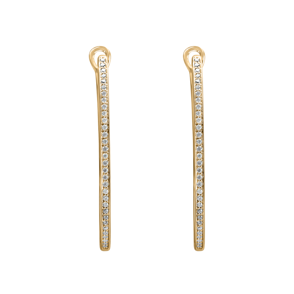 Náušnice s diamanty Shiny Gleam