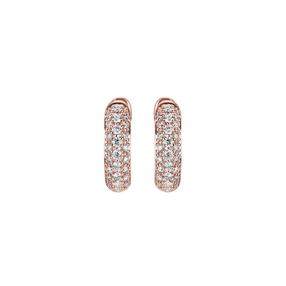 Náušnice s diamanty Shiny Poem