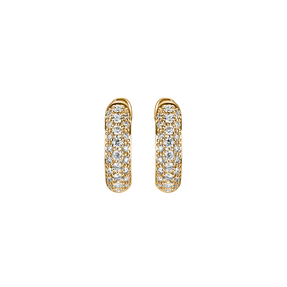 Náušnice s diamanty Shiny Poem