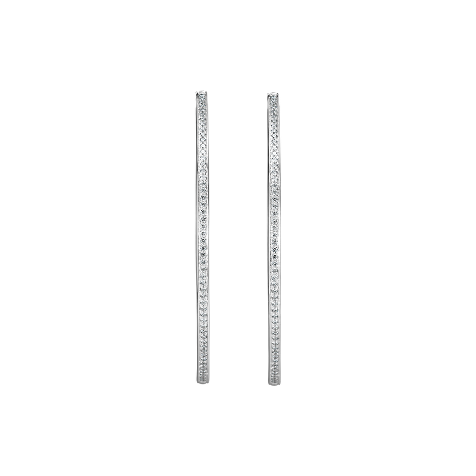 Náušnice s diamanty Sparkling Eclipse