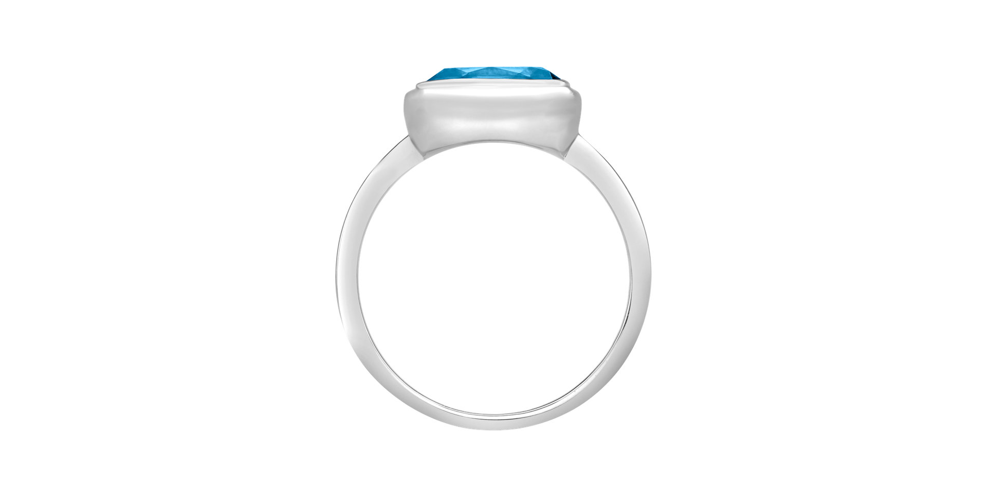 Prsten s topazem swiss Bonbon