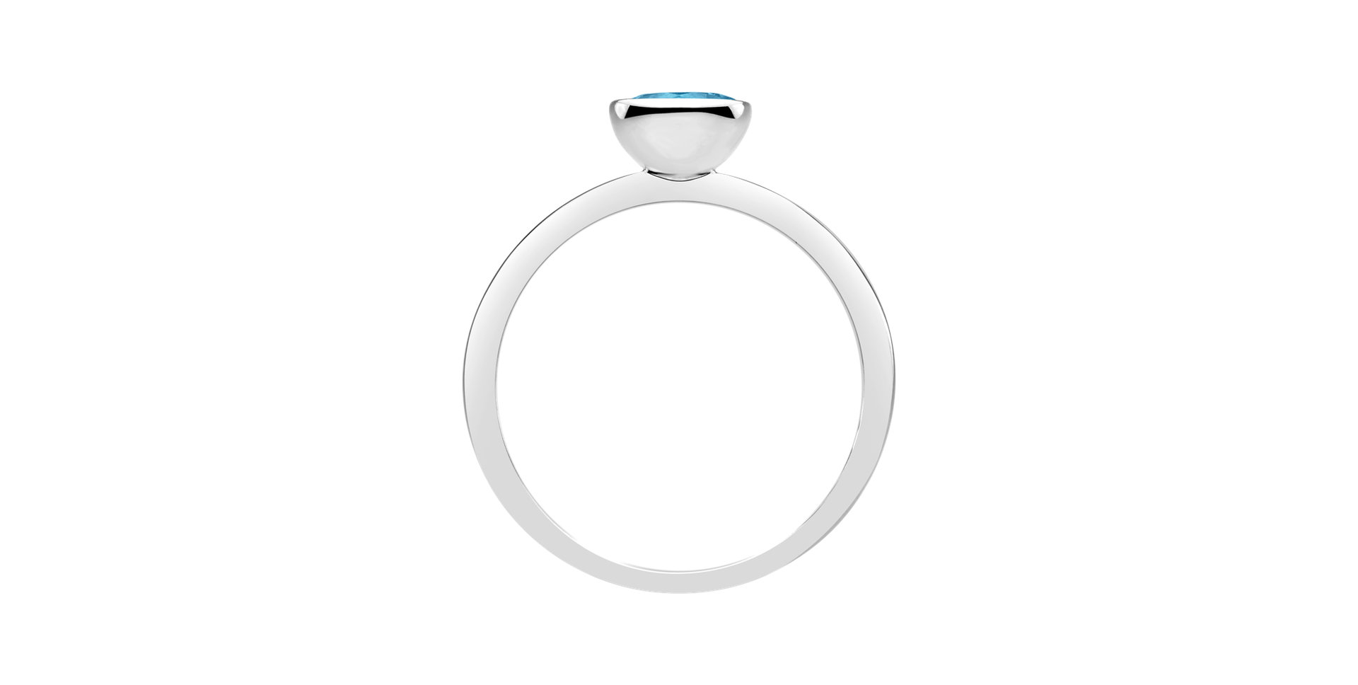 Prsten s topazem swiss Bonbon