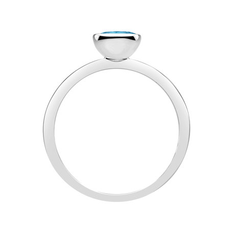 Prsten s topazem swiss Bonbon