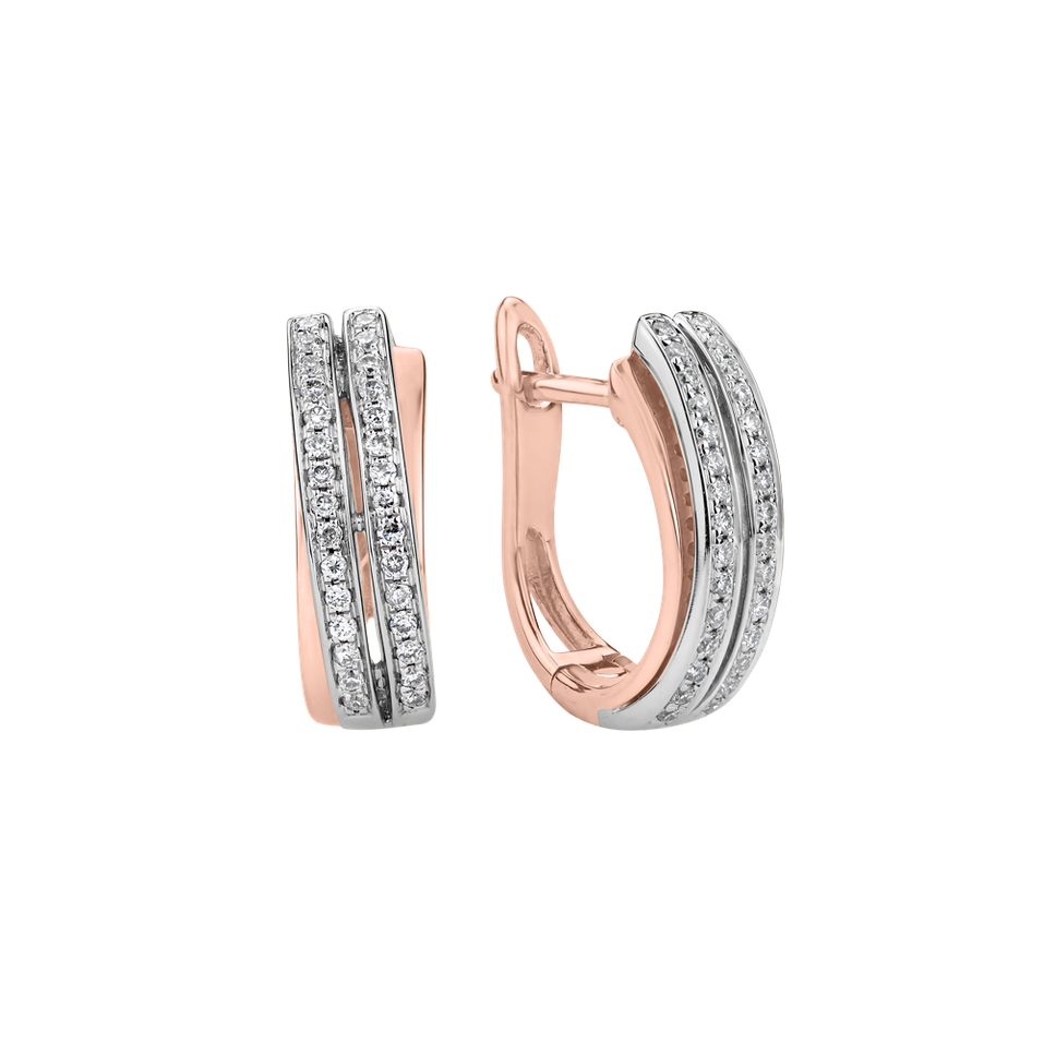 Náušnice s diamanty Precious Sunray