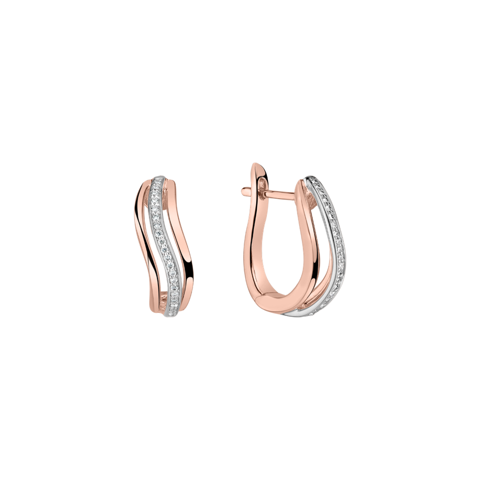 Náušnice s diamanty Midnight Sea